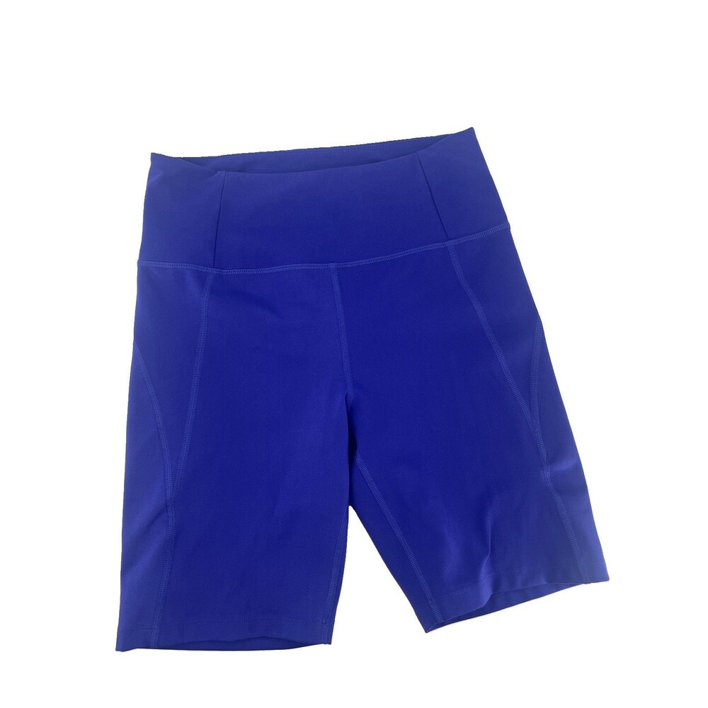 GIRLFRIEND COLLECTIVE High Rise Bike Short Run Activewear Purple Size Medium M
